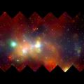 (NASA. GRAND FORMAT. ESPACE PROFOND) Mosaïque spectaculaire d'images