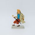 (TINTIN - COLLECTION ARCHIVES TINTIN), "L'affaire Tournesol" , Figurine Tintin Métal Relief 5,5 cm