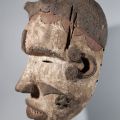 Masque Igbo du Nigéria, Afrique : hauteur approximative de 35 cm