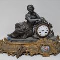 HORLOGE de style Napoléon III en bronze et régule