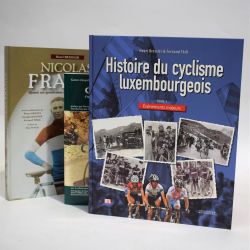 Collection de livres sur le cyclisme et ses grandes figures