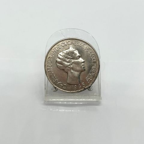 Pièces de 100 francs argent 835, effigie de la Grande-Duchesse Charlotte, 1963