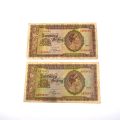 20-Franc-Banknoten der Großherzogin Charlotte, Luxemburg 1943, Katalog Rosseljong