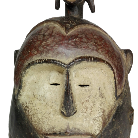 Masque heaume Songye, Congo