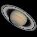 A colorful photo of Saturn from the Hubble telescope: aurora and beauty