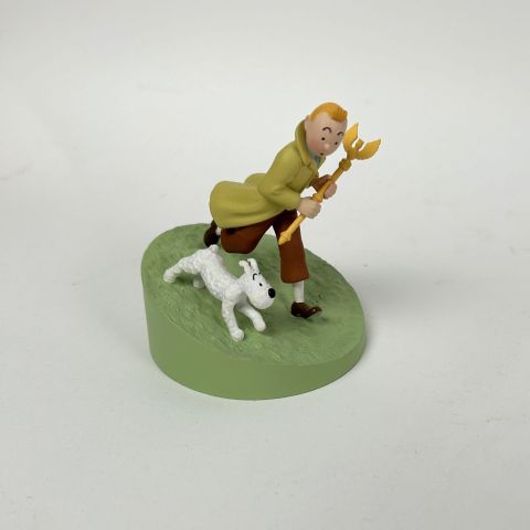 Figurine PVC de Tintin et Milou dans "Le Sceptre d'Ottokar"