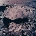 Nasa, Mission Apollo : Vue rapprochée d'un rocher lunaire, tirage d'époque, 1970