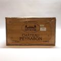 Ensemble de 12 bouteilles Château Peyrabon 1999 en caisse en bois