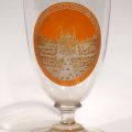 VERRE sur pied bicolore