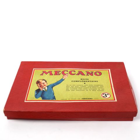 Boîte complémentaire 3a Meccano avec manuel :