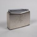 Briquet en métal brossé des années 60/70, modèle Crown, made in Germany