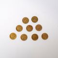Collection of 9 Napoleon III gold coins: 20 Francs, 1852-1867