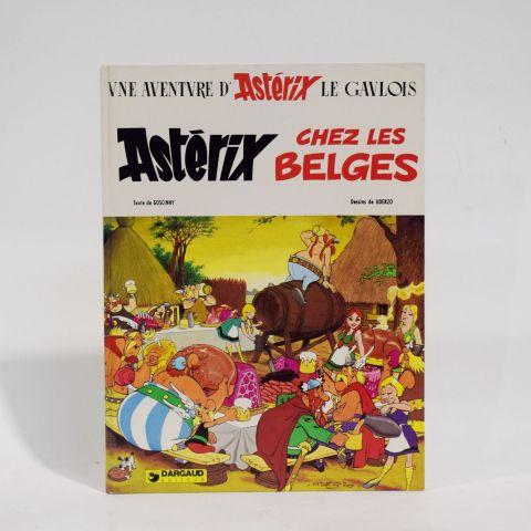 Première édition d'Astérix 24 "Astérix chez les Belges", Goscinny et Uderzo