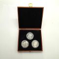 "The Crown Collection" Gift Set: Commemorative Medals in 925‰ Silver