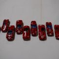 Ensemble de 10 voitures réduites en métal 1/43 FERRARI