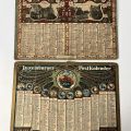 Luxembourg calendar 1910-1914: collection with condition and folds