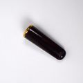 Fume-cigarette en ambre noire et or, élégant, état général très bon, rare