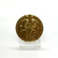 Sportchampion-Medaille 1985, Marc Frising, Bronze vergoldet, seltene Ausgabe