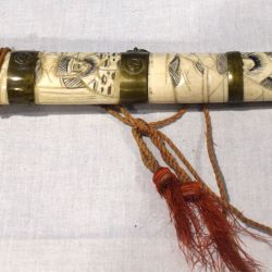 Wakizashi in bone from Japan