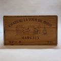 Caisse en bois de 12 bouteilles du Château La Tour de Mons 1996