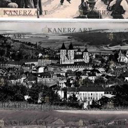 Collection of 17 old postcards of Echternach (1905-1950)