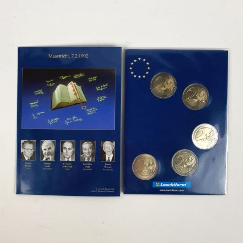 Pochette de 5 pièces de 2 euros commémoratives de l'Union Européenne, 2009