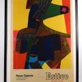 Estève's "Anubis" lithographic poster for the Zurich exhibition, 85 x 54 cm