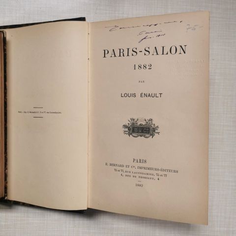 Paris-Salon 1882 : Éditions illustrées avec ex-libris de Marcel Noppeney