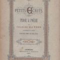 Sammlung von Gedichten und Prosa von Charles Kayser, Luxemburg 1897