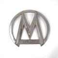 M Automiesse" metal emblem for truck and bus, circa 1950