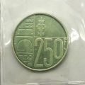 250-franc Albert II coin, Queen Paola's 60th birthday, 1997, 925‰ silver