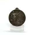 Medaille der Brauerei von Clausen, 1963-1964, versilberte Bronze, 49 mm