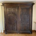 Splendide Armoire Lorraine XVIIIème siècle, sculptée et spacieuse, dimensions impressionnantes !