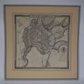 Plan détaillé de Luxembourg en 1878 : lithographie rare par J.P. Biermann