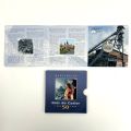 Coffret commémoratif 50e anniversaire accident mines de Marcinelle avec pièce de 10 euros