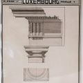 Dessin et aquarelle de Jean Haler, sculpteur luxembourgeois du XXe siècle