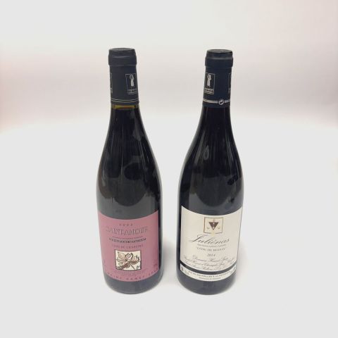 Deux bouteilles du Domaine Hamet-Spay : Clos du Chapitre et Côte de Bessay
