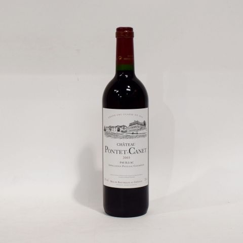 Bouteille Château Pontet-Canet, Grand Cru Classé Appellation Pauillac 2003, bon état