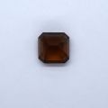 Citrine de 7.65ct : Rectangulaire, couleur brun jaune, origine Madère