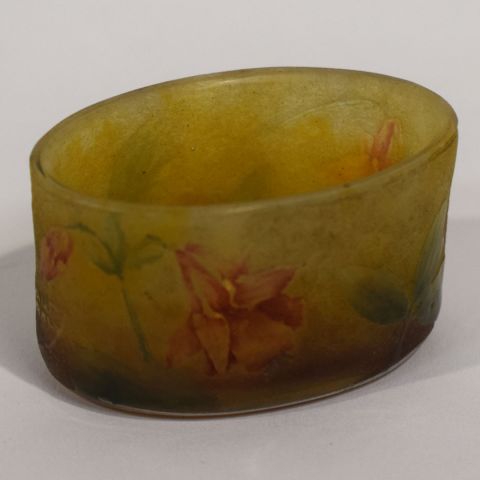 DAUM NANCY. Saleron en verre