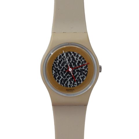 SWATCH LT 102 : collection 1985, modèle DAME "BC/BG"
