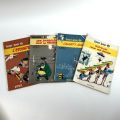 Quatre albums originaux de Lucky Luke : Morris & Goscinny, traces de stylo