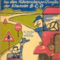 Altes Prüfungsbuch für die Straßenverkehrsordnung, Ausgabe 1963, passabler Zustand