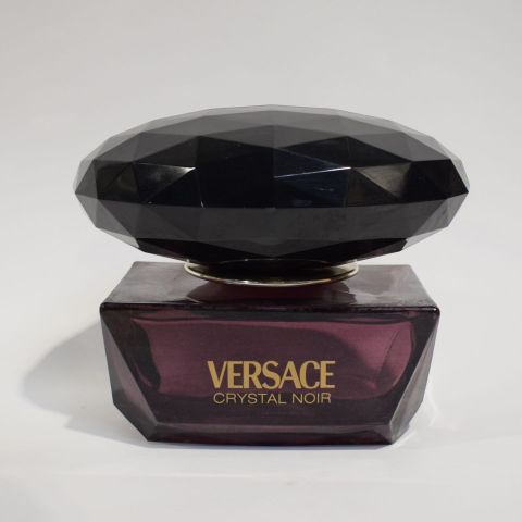 Crystal Noir by Versace : Flacon factice géant en verre et plexiglass, 25 cm