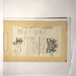 Laissez-passer royal pour l'avocat Quaestius avec armes et timbres, 1843
