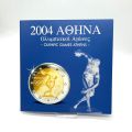 Commemorative set for the 2004 Athens Olympic Games featuring limited-edition Euro coins