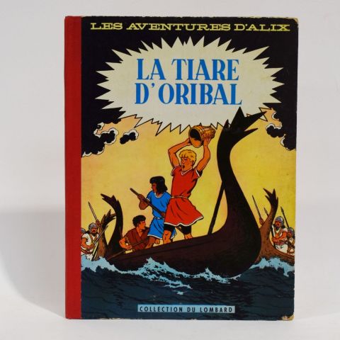 Première édition de "La tiare d'Oribal" d'Alix par Jacques Martin, 1958
