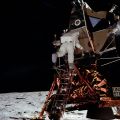 Buzz Aldrin, 2nd man on the Moon: vintage chromogenic print, 1969