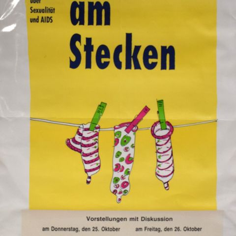 "Dreck am Stecken" : Pièce de théâtre engagée contre le SIDA, ca 1990