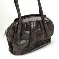 Braune Giorgio Armani Ledertasche mit Seitentaschen, in gutem Allgemeinzustand